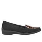 Aravon Wendy Women's Shoes - Black Suede, Tan (aaa02bks)