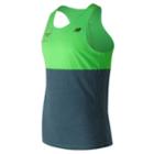 New Balance 71031 Men's Brooklyn Half Breathe Tank - Green (mt71031vvch)
