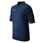 New Balance 9306 Men's Solid Short Sleeve Polo - Team Navy (tpt9306tnv)