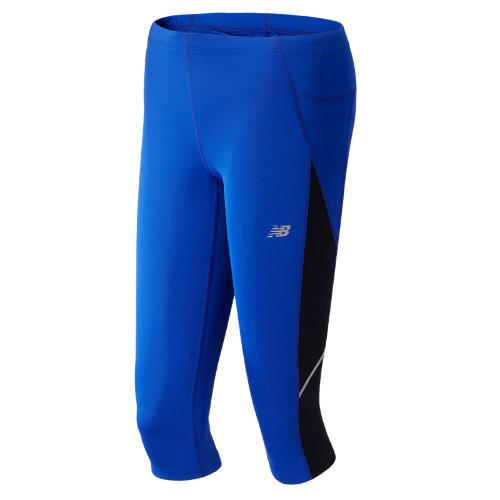 New Balance 4323 Women's Accelerate Capri - Uv Blue, Black (wrp4323uvb)