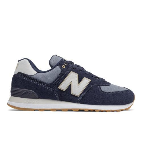 New Balance 574 Men's 574 Shoes - Navy/grey (ml574snj)