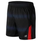 New Balance 53070 Men's Accelerate 7 Inch Short - Black/red (ms53070bm)