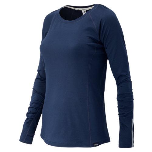 New Balance 63143 Women's J.crew In Transit Top - Navy (wt63143nv)