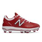 New Balance 4040v5 Tpu Men's Cleats And Turf Shoes - Red/white (pl4040m5)