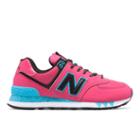 New Balance 574 Women's 574 Shoes - Pink/black (wl574job)