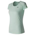 New Balance 63223 Women's Nb Ice Short Sleeve - Green (wt63223wvp)