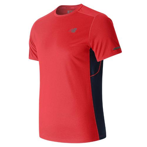 New Balance 63223 Men's Nb Ice Short Sleeve - Red (mt63223enr)