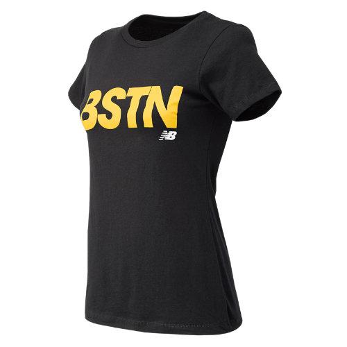 New Balance 63578 Women's Boston City Tee - Black (wt63578bk)