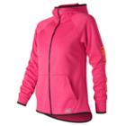 New Balance 73157 Women's Nb Corefleece Full Zip - Pink (wj73157akk)