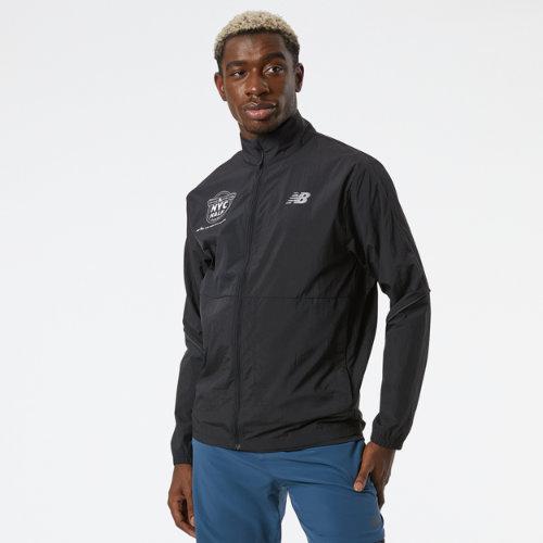 New Balance Men's United Airlines Nyc Half Printed Impact Run Jacket