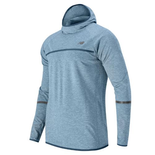 New Balance 53011 Men's Nb Heat Pullover Hoodie - Cyclone (mt53011cyc)