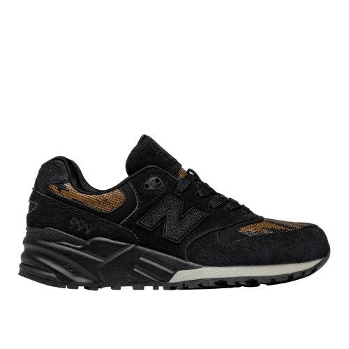 New Balance 999 Plastic Weave Women's Running Classics Shoes - Black, Gold (wl999pw)
