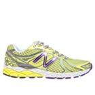 New Balance 870v3 Women's Stability And Motion Control Shoes - Light Yellow, White, Purple (w870yp3)