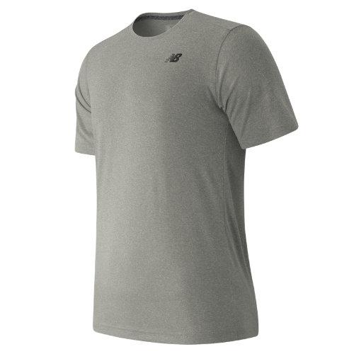 New Balance 53081 Men's Short Sleeve Heather Tech Tee - Grey (mt53081ag)