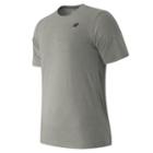 New Balance 53081 Men's Short Sleeve Heather Tech Tee - Grey (mt53081ag)