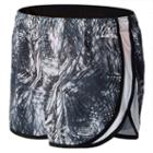 New Balance 53163 Women's Accelerate 2.5 Inch Printed Short - Black/grey/white (ws53163bgr)