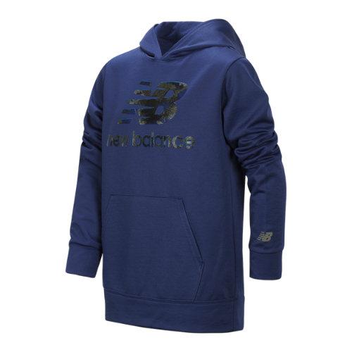 New Balance 11138 Kids' Graphic Hoodie - Blue (bt11138tec)