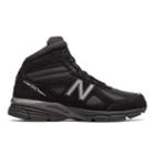 New Balance Made In Usa 990v4 Mid Men's Made In Usa Shoes - Black/grey (mo990bk4)