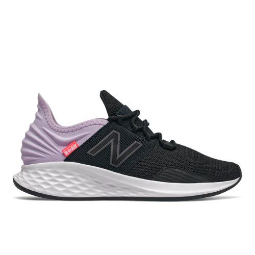 New Balance Fresh Foam Roav Women's Neutral Cushioned Shoes - Black/purple/grey (wroavlv)