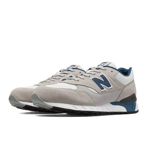 New Balance 496 80s Running Men's Running Classics Shoes - Alloy, White, Navy (cm496tgm)