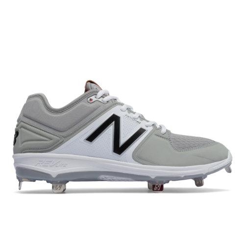 New Balance Low-cut 3000v3 Metal Cleat Men's Low-cut Cleats Shoes - Grey/white (l3000gw3)