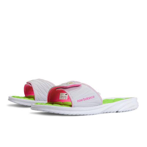 New Balance 3053 Women's Sandals - White, Lime Green, Pink Glo (w3053wg)