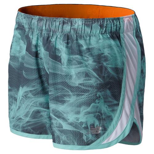 New Balance 5132 Women's Accelerate Printed Short - Sea Spray, White, Anthracite (wrs5132ssp)