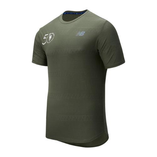New Balance Men's Tcs Nyc Marathon Q Speed Jacquard Short Sleeve