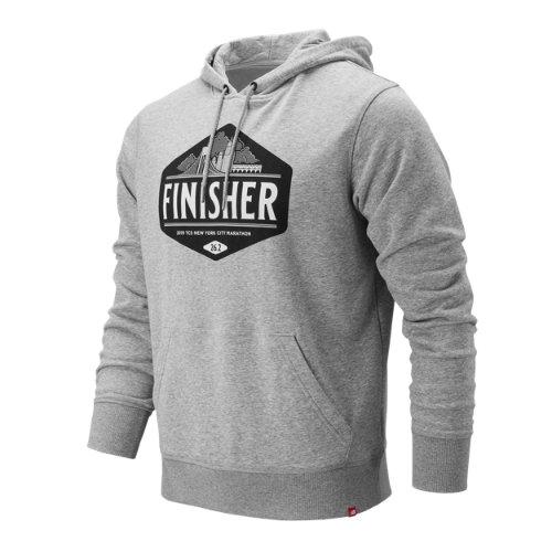 New Balance 93654 Men's Nyc Marathon Finisher Hoodie - Grey (mt93654mag)