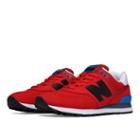 New Balance 574 Paint Chip Men's 574 Shoes - Red/blue (ml574acc)