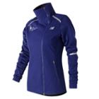 New Balance 73218 Women's Nyc Marathon Windblocker Jacket - Navy (wj73218vtmp)