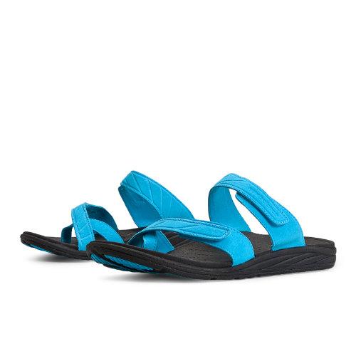 New Balance Revitalign Refresh Slide Women's Slides Shoes - Black, Blue (w3056bkb)