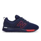 New Balance 247 Classic Kids Grade School Lifestyle Shoes - Navy/red (kl247nrg)