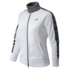 New Balance 4343 Women's Tournament Jacket - White, Black (wtj4343wt)