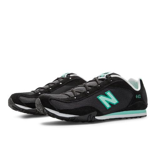 New Balance 442 Slip-on Women's Shoes - Black, Mint (wls442bt)