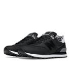 New Balance 574 Paint Chip Women's 574 Shoes - Black/grey (wl574acd)