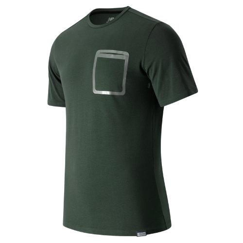 New Balance 61559 Men's Push The Past Tee - Grey (mt61559gvv)