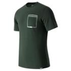 New Balance 61559 Men's Push The Past Tee - Grey (mt61559gvv)