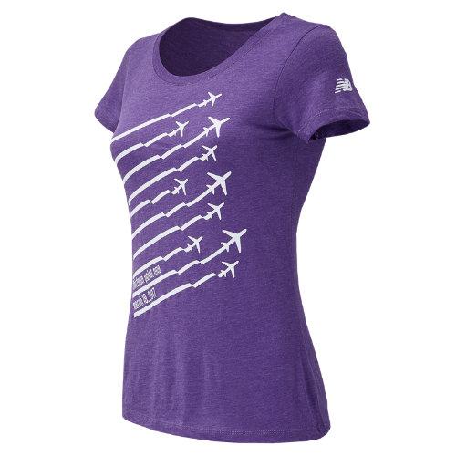New Balance 71603 Women's United Nyc Half Planes Tee - (wt71603v-ue)