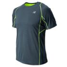 New Balance 4325 Men's Accelerate Short Sleeve - Petrol, Hi-lite (mrt4325pe)