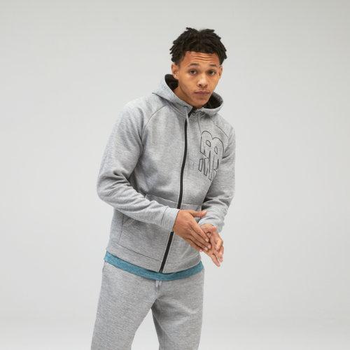 New Balance Mens Tenacity Performance Fleece Full Zip