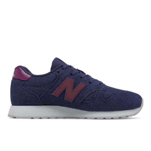 New Balance Leather 520 Women's Running Classics Shoes - Navy/red (wl520ar)