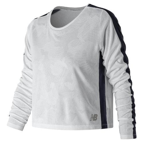 New Balance 91253 Women's Q Speed Breathe Long Sleeve - White (wt91253wt)