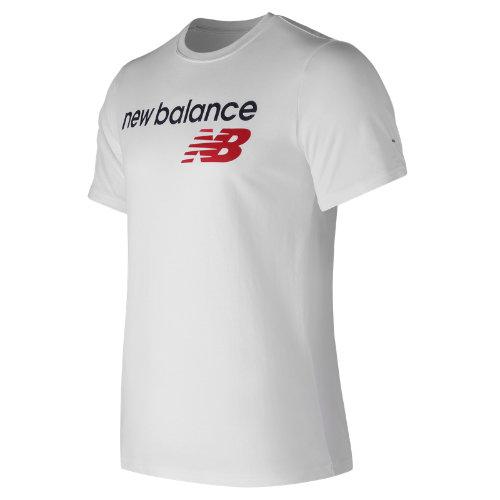 New Balance 73581 Men's Nb Athletics Main Logo Tee - White (mt73581wt)