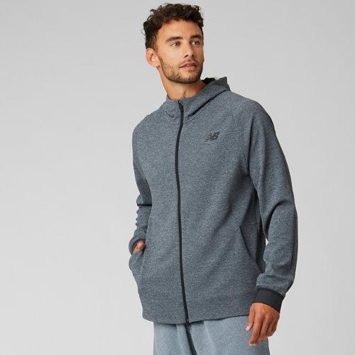New Balance 93782 Men's Nb Basketball Finisher Full Zip - Grey/black/white (mj93782ora)