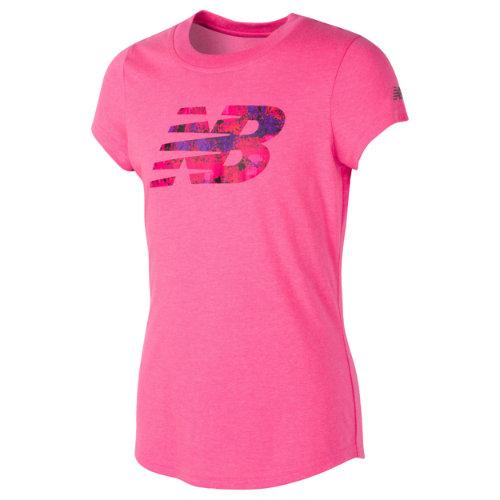 New Balance 12533 Kids' Short Sleeve Graphic Tee - Pink (gt12533apk)