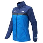 New Balance 73210 Women's Nyc Marathon Windcheater Jacket - Blue (wj73210vvct)