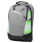 New Balance Men's & Women's Reflective Beacon Backpack - Mint, Silver, Black (nb-1233grn)