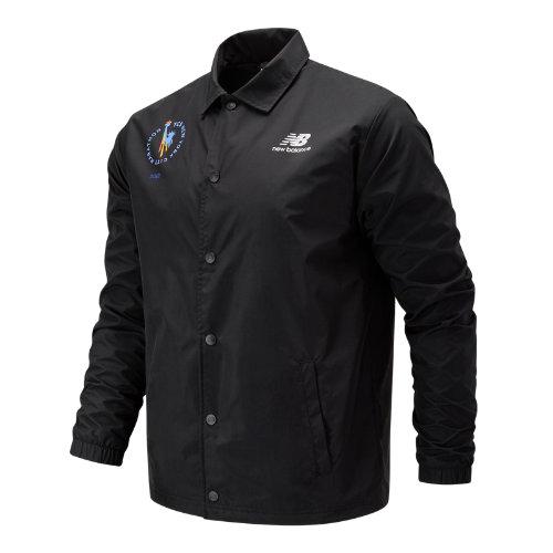 New Balance 91521 Men's Nyc Marathon Classic Coaches Stacked Jacket - Black (mj91521mbk)