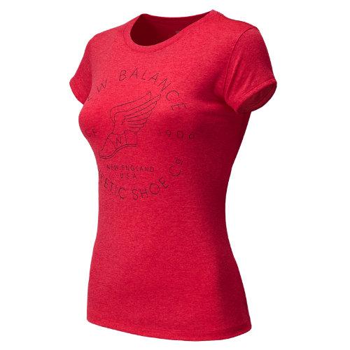 New Balance 5140 Women's Nb Classic Heathered Tee - (wrt5140)